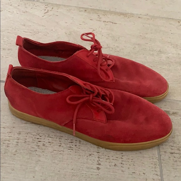 Men’s Clae Ellington Ruby Suede Shoes - Picture 1 of 5